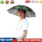 5pcs Outdoor Portable Anti-Rain Anti-Sun Head Umbrella Hat (Camouflage)