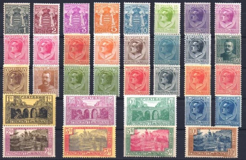 MÓNACO YVERT 73 - 103 " JUEGO COMPLETO 33 SELLOS 1924-1933" MH VF Foto 1 de 1