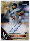 Zach Lee 2016 Topps Chrome Gold Refractor RC Auto 6/50