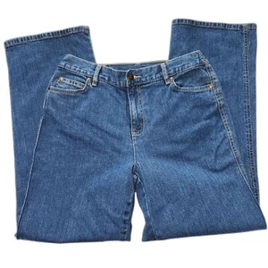 Jeans denim blu vita elasticizzata vintage collezione JM taglia 6P corti - Foto 1 di 5