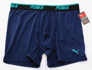 Puma Blue Lightweight Stretch Boxer Brief Men's NWT - Picture 1 of 1
