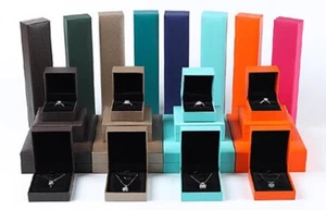 Collar/anillo/pulsera/colgante de joyería de papel de alta calidad caja de regalo - Imagen 1 de 13