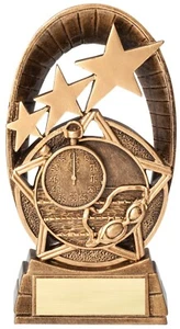 Trofeo de Natación 6.5" Personalizado Gratis - Imagen 1 de 2