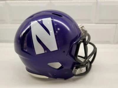 Мини-шлем 90-х Northwestern Wildcats University NCAA футбольный шлем Riddell - Изображение 1 из 4