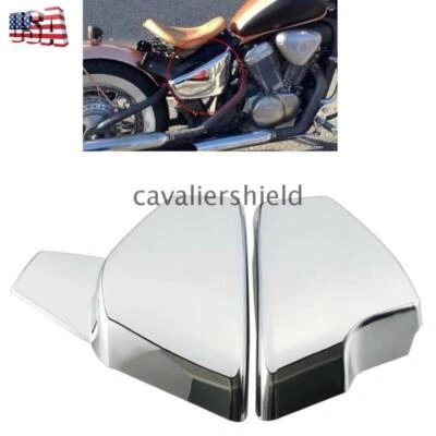 Chrome ABS Battery Side Fairing Cover For Honda Shadow VLX600 VT600C CD 99-2007 - Image 1 of 4