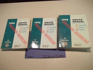 GENUINE GM 1998 N PLATFORM SERVICE MANUAL SET-SECOND EDITION - Picture 1 of 5