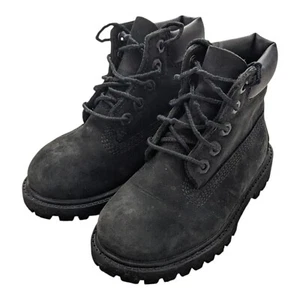 Timberland Premium 6 inch Toddler Size 8M Black Athletic Boots Shoes 12807 - Picture 1 of 9