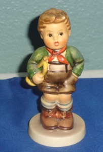 Hummel Goebel Figurine #97 TRUMPET BOY 4.75" Tall TMK-6 Boy Holding Trumpet - Picture 1 of 5