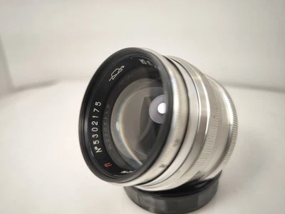 Early 1953 JUPITER-3 1.5/50 KMZ #5302175 RF M39 LTM Leica Carl Zeiss Sonnar copy - Image 1 of 4