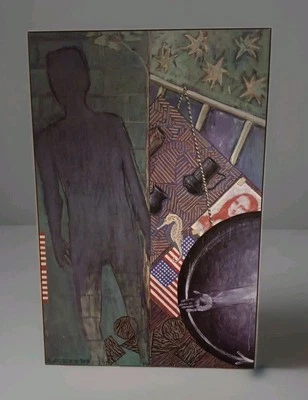 Jasper Johns VERANO, 1985 33,25" x 22" impresión montada en marco de madera biselado  Foto 1 de 4