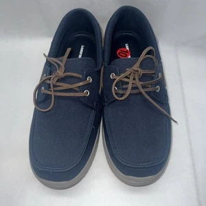 Lands End Mens size 10 shoe Loafer Blue Brown - Picture 1 of 4