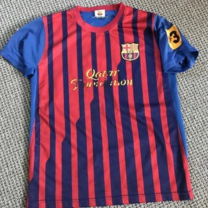 FC Barcelona Jersey Youth Medium #10 Messi Messy - Picture 1 of 5