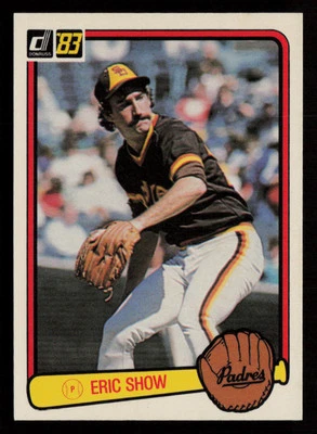 Eric Show 1983 Donruss #439 RC Rookie San Diego Padres Baseball Card - Image 1 of 2
