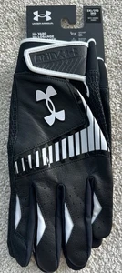 Under Armour Herren UA Yard Baseball Softball Erwachsene Schlaghandschuhe schwarz 2XL - Bild 1 von 4