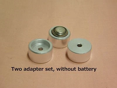 Two BATTERY ADAPTER HM-N NR52 for LR44 Yashica electro 35GX Himatic F Fujica - Image 1 of 3