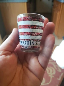 Washington DC American Flag Shot Glass - Picture 1 of 4