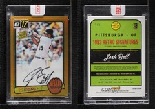 2017 Donruss Optic Retro 1983 Signatures Orange /5 Josh Bell Rookie Auto RC