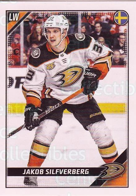2019-20 Topps Stickers #16 Jakob Silfverberg - Image 1 of 1