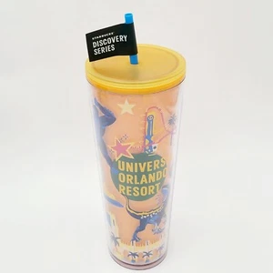 Bicchiere Universal Studios Orlando Resort Starbucks Discovery Series 2024 NUOVO - Foto 1 di 5