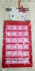 Tissu feutre calendrier de l'Avent Hello Kitty 2014 RARE suspendu inutilisé pas de bonbons Sanrio