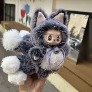 Fan-made US Schlüsselanhänger Tuschemalerei Stil neunschwänziger Fuchs Vinyl Plüsch Puppe NEU - Bild 1 von 8