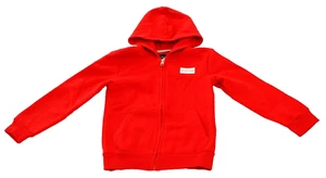 Calvin Klein Youth Boy's Size 6 Full Zip Red Hoodie Hooded Sweatshirt - Picture 1 of 3