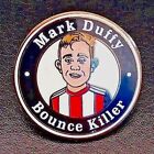 Mark Duffy "Bounce Killer" Sheffield United Metal Butterfly Badge