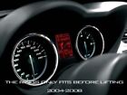 Für Alfa Romeo 159 2004-2008 polierte Aluminiumverkleidung Ringe für Instrumentencluster