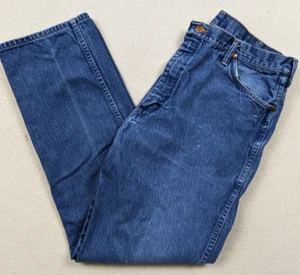Vtg Wrangler Jeans Medium Wash 100% Cotton Made in USA Men's Size 36x31 - Photo 1/19