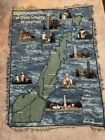 VTG Lighthouses of Door County Wisconsin Blanket Green Bay WI Tapestry Northern