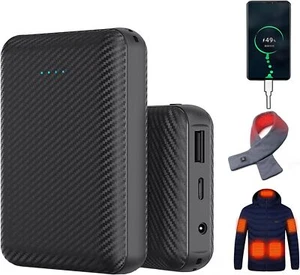 Heated Jacket Power Bank 3.5mm DC Portable Charger 7.4V 3A 20000 mAh BatteryPack - Picture 1 of 29
