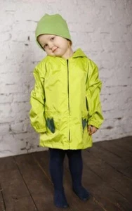 Toddler Children Unisex Hooded Frog RainCoat+Hat+BackPack Jacket Waterproof - Picture 1 of 4