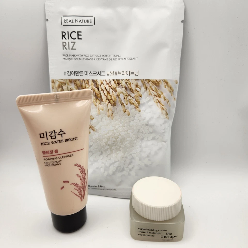 The Face Shop Best Sellers Kit Cleanser, Vegan Blending Cream and Face Mask - Image 1 of 4