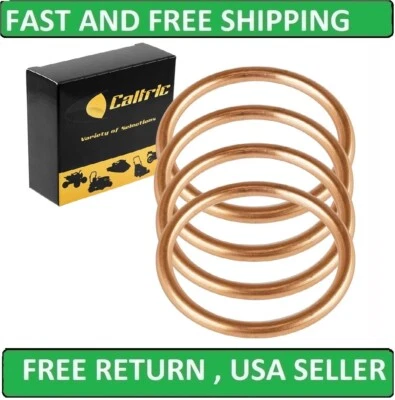 Paquete de 4 juntas de tubo de escape para Honda CB900C CB900F 1980 1981 1982 Foto 1 de 4