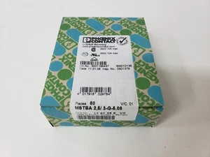 50 Stück UNBENUTZT - Phoenix Contact MSTBA 2,5/3-G-5,08 Steckverbinder 1757255 - Bild 1 von 3