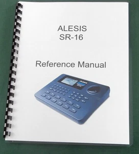 Alesis SR-16 Instruction Manual: Comb Bound with Protective Covers! - Picture 1 of 1