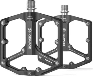 Gewage CNC MTB Mountain Bike Pedals - 3 Bearings Bicycle Pedals - 9/16” CNC - Picture 1 of 10