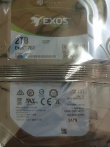 Seagate ST2000NM0008 2TB 7200RPM 3.5" SATA 6Gb/s 128MB Cache Enterprise HDD - Picture 1 of 5