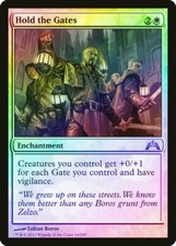 Hold the Gates FOIL Gatecrash PLD White Uncommon MAGIC MTG CARD ABUGames