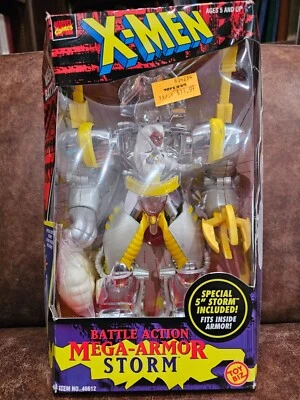 Toy Biz 1997, Marvel Comics X-Men Battle Action Mega-Armor Storm, nuevo sellado Foto 1 de 2