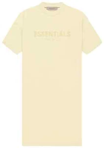 Fear Of God Essentials Tee Dress Canary (125SU225046FW) Women's Size XXS-XL - Picture 1 of 2