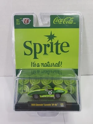 M2 Machines Coca Cola  Sprite  1959 Chevrolet Corvette XP-86 - Image 1 of 4