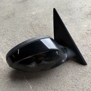 OEM BMW E90 Passenger Side Right LHD Side view Mirror Schwarz Black 325 330 328 - Picture 1 of 7