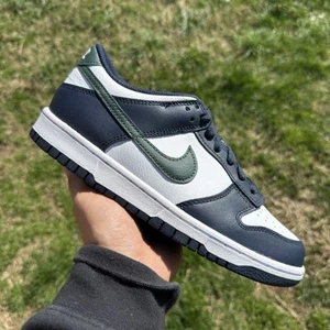 Nike Dunk Low Obsidian Vintage Green Size 6Y White Youth HF5177 400 New - Picture 1 of 7