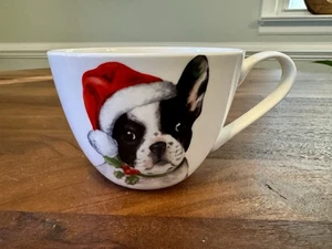 Taza Portobello Inspire Bulldog Francés Hueso China Inglaterra Navidad Perro Frenchie - Imagen 1 de 7