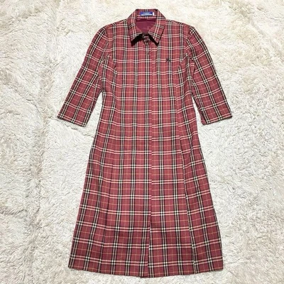 Burberry Blue Label Nova Check Dress Embroidery XS Used - Image 1 of 4