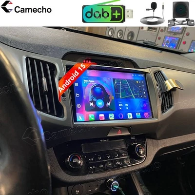 DAB+ Für Kia Sportage 2010-16 Autoradio Android 15 Carplay GPS Navi RDS + Kamera - Bild 1 von 4