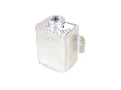 Canton Racing Overflow Tank 1.5 qt. Rectangular Aluminum 3/8" NPT Inlet Foto 1 de 4