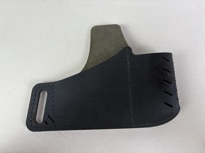 Кобура VersaCarry OS Commander OWB с зажимом, черная кожа, для правшей - Изображение 1 из 4