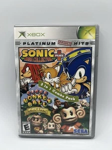 Sonic Mega Collection Plus Super Monkey Ball Deluxe 2 en 1 Xbox Platinum Hits - Imagen 1 de 4
